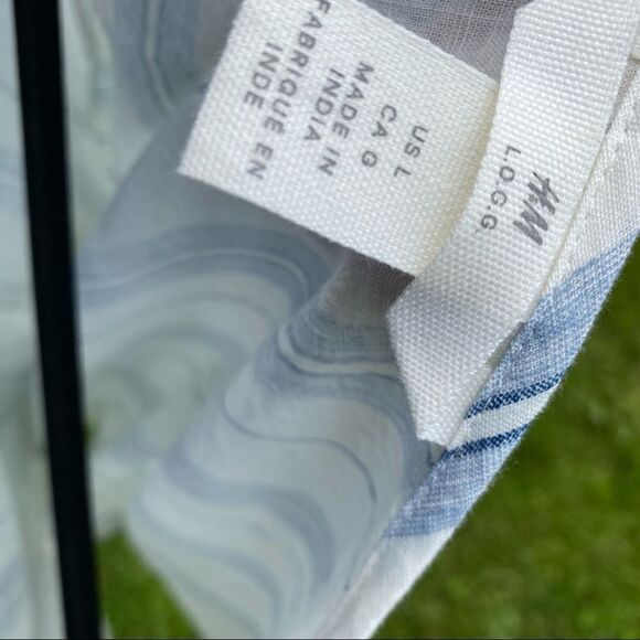 H&M Logg Lagenlook Pullover Striped Blouse - Picture 15 of 16